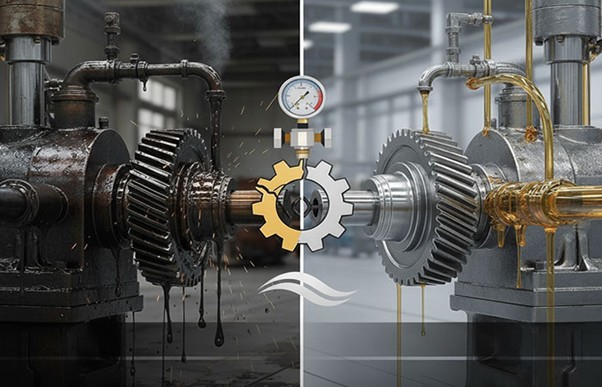 تأثیر کیفیت روغن صنعتی بر عملکرد سیستم‌های صنعتی - کیفیت روغن صنعتی|کیفیت روغن صنعتی بر عملکرد سیستم‌های صنعتی|استفاده از روغن‌های صنعتی با کیفیت|روغن‌های صنعتی در سیستم‌های صنعتی|ویژگی‌های روغن‌ صنعتی